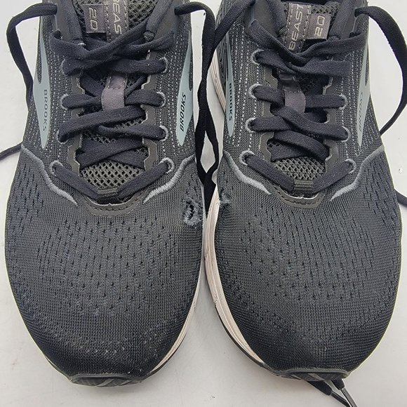 Brooks Beast 20 Shoes Mens 9 Wide Black Athletic Running Walking Sneaker - Picture 12 of 12